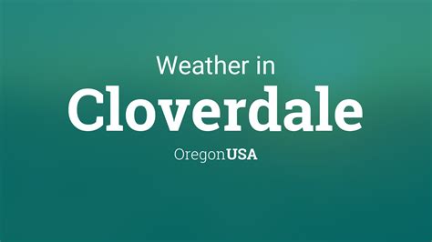 Weather for cloverdale - Be prepared with the most accurate 10-day forecast for Depoe Bay, OR with highs, lows, chance of precipitation from The Weather Channel and Weather.com
